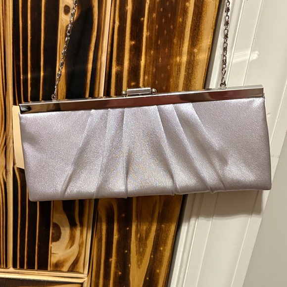 Gunne Sax by Jessica McClintock satin evening clutch - Picture 1 of 4